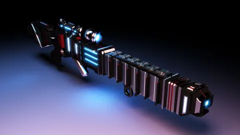 Gauss Rifle Render
